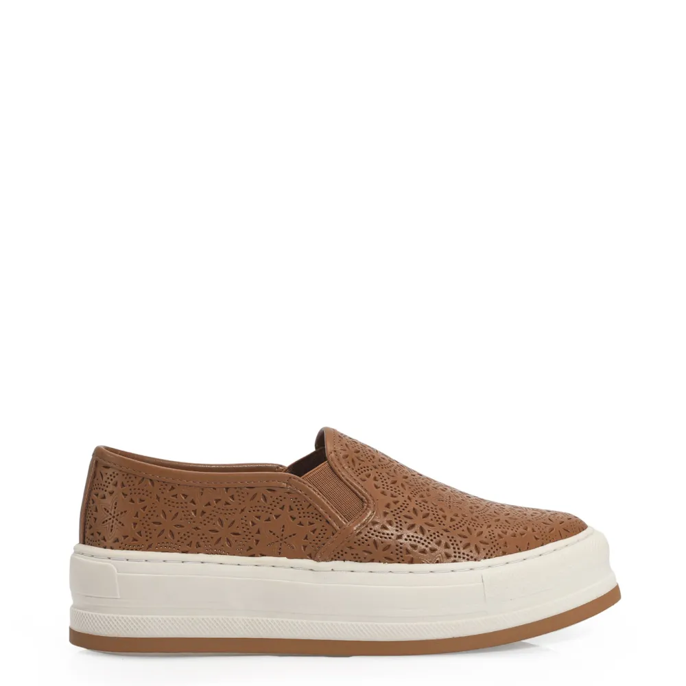 Slip On Couro Caramelo - imagem 3