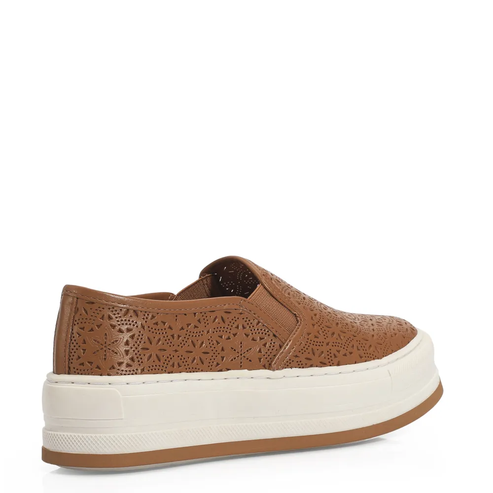 Slip On Couro Caramelo - imagem 4