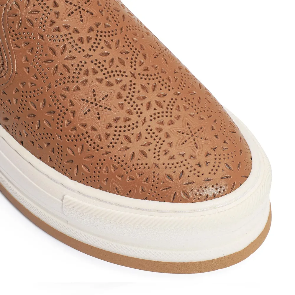 Slip On Couro Caramelo - imagem 7