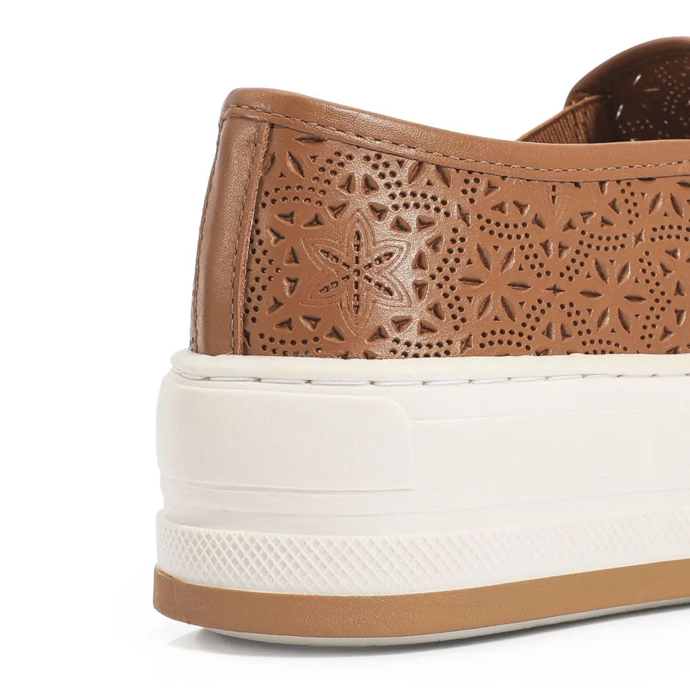 Slip On Couro Caramelo - imagem 9