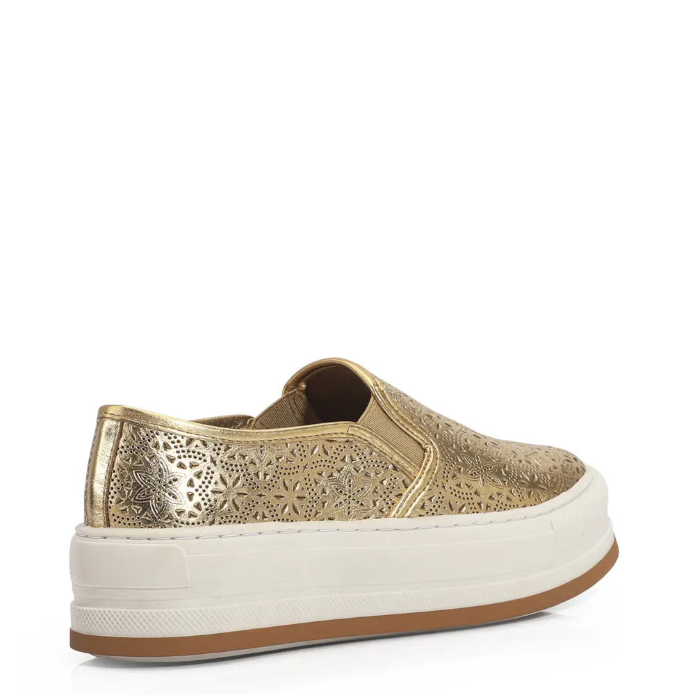 Slip On Couro Champagne - imagem 4