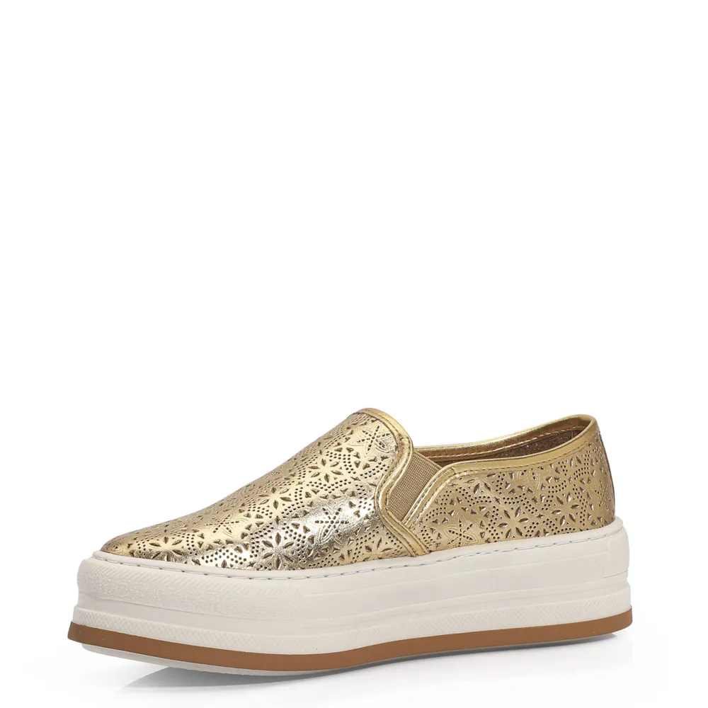 Slip On Couro Champagne - imagem 5