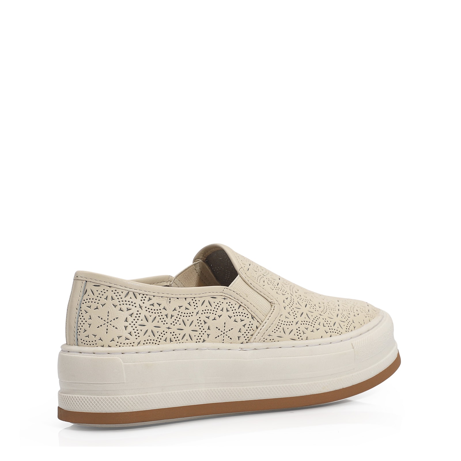 Slip On Couro Off White