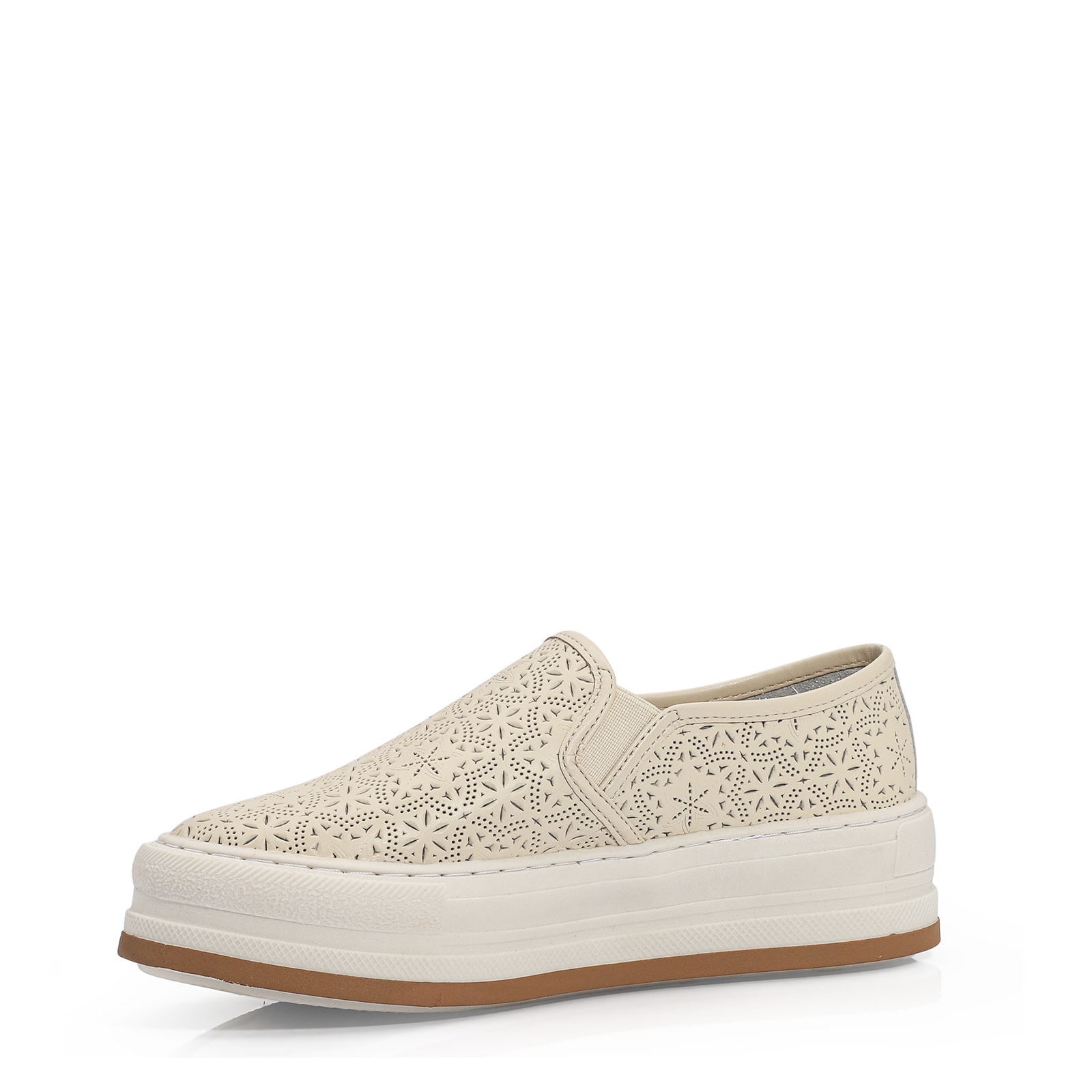 Slip On Couro Off White