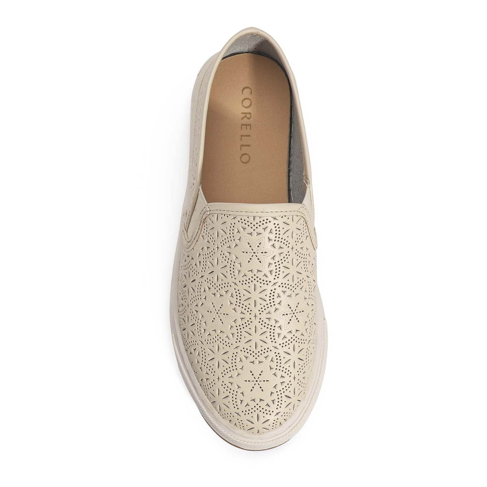 Slip On Couro Off White