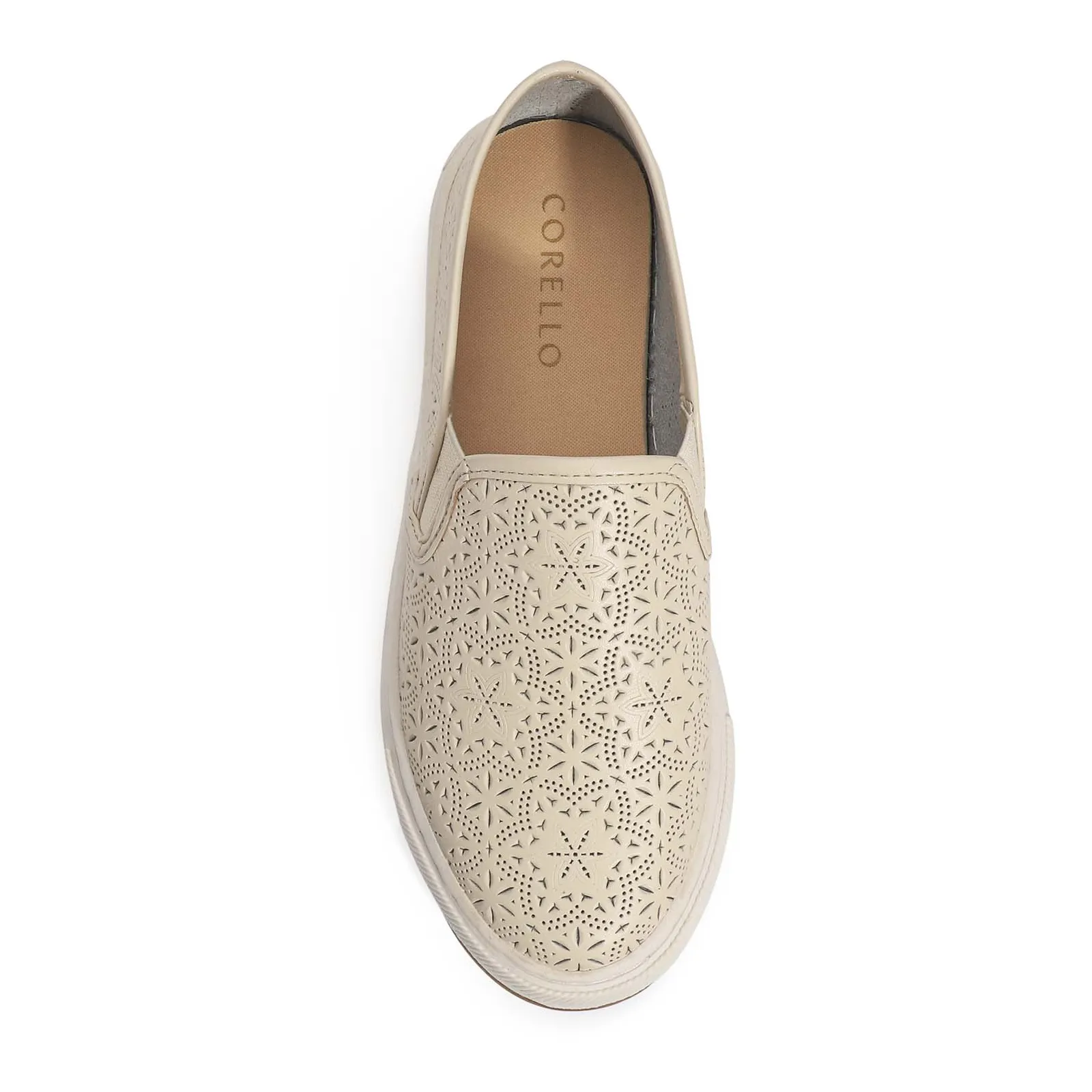Slip On Couro Off White