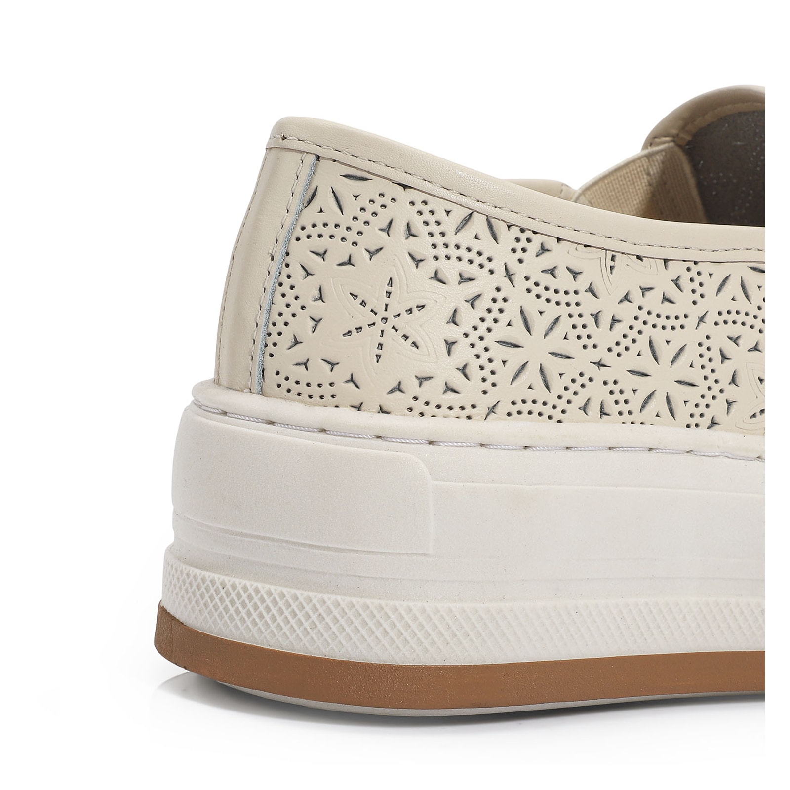 Slip On Couro Off White