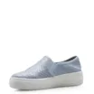 Slip On Couro Python Escamado Azul - imagem 4