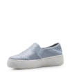 Slip On Couro Python Escamado Azul - imagem 4