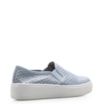 Slip On Couro Python Escamado Azul - imagem 3