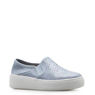 Couro Python Escamado Azul