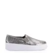 Slip On Couro Python Escamado Prata Velho - imagem 3