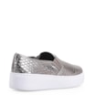 Slip On Couro Python Escamado Prata Velho - imagem 4