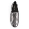 Slip On Couro Python Escamado Prata Velho - imagem 6