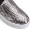 Slip On Couro Python Escamado Prata Velho - imagem 7