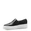 Slip On Couro Python Escamado Preto - imagem 4