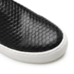 Slip On Couro Python Escamado Preto - imagem 6