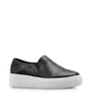 Slip On Couro Python Escamado Preto - imagem 1