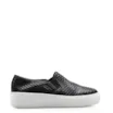 Slip On Couro Python Escamado Preto - imagem 2