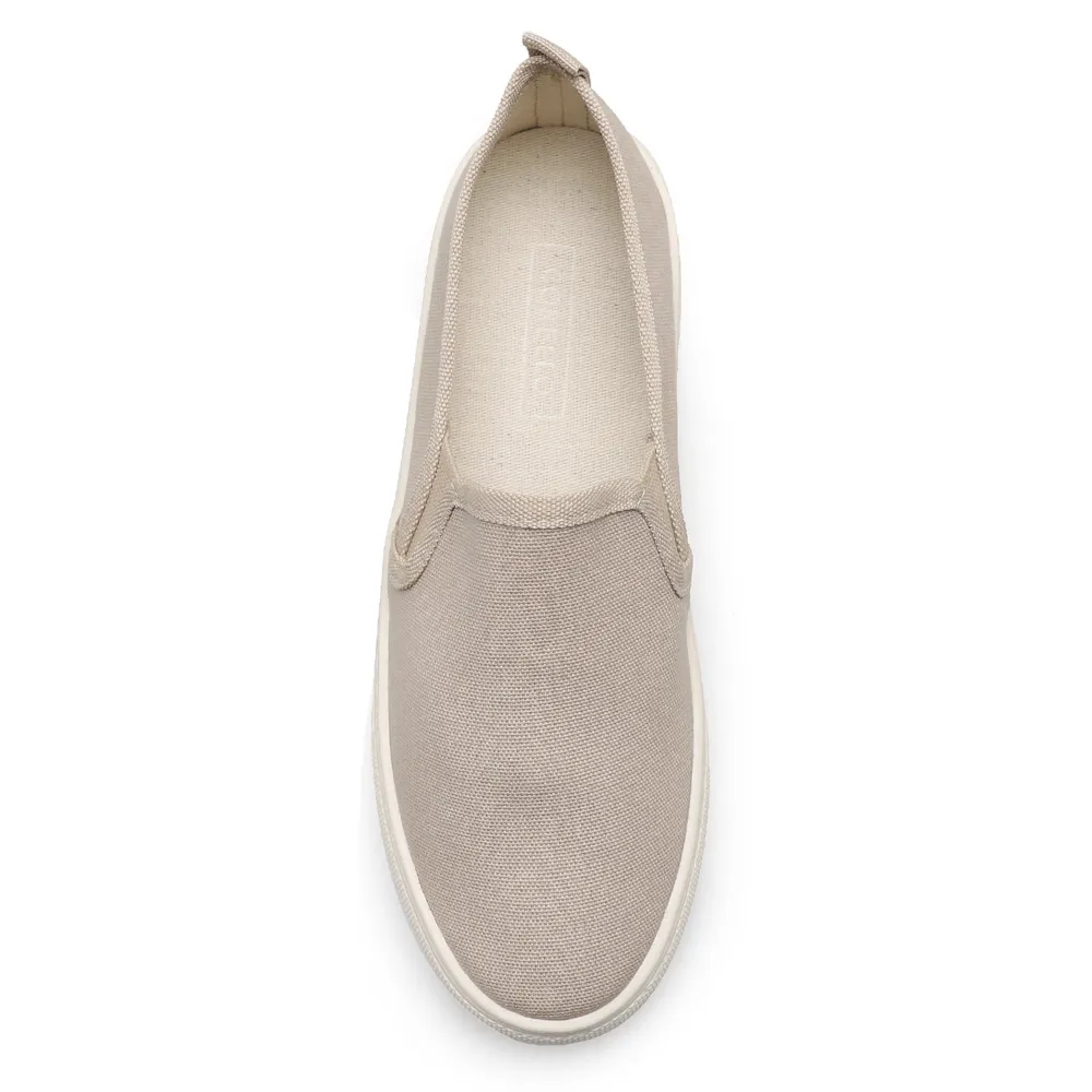 Slip On Feminino Lona Bege - imagem 5
