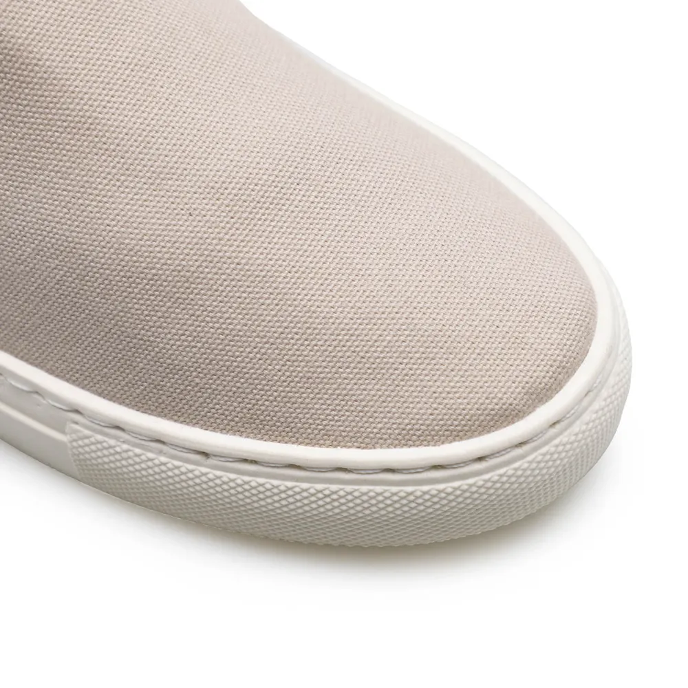 Slip On Feminino Lona Bege - imagem 6