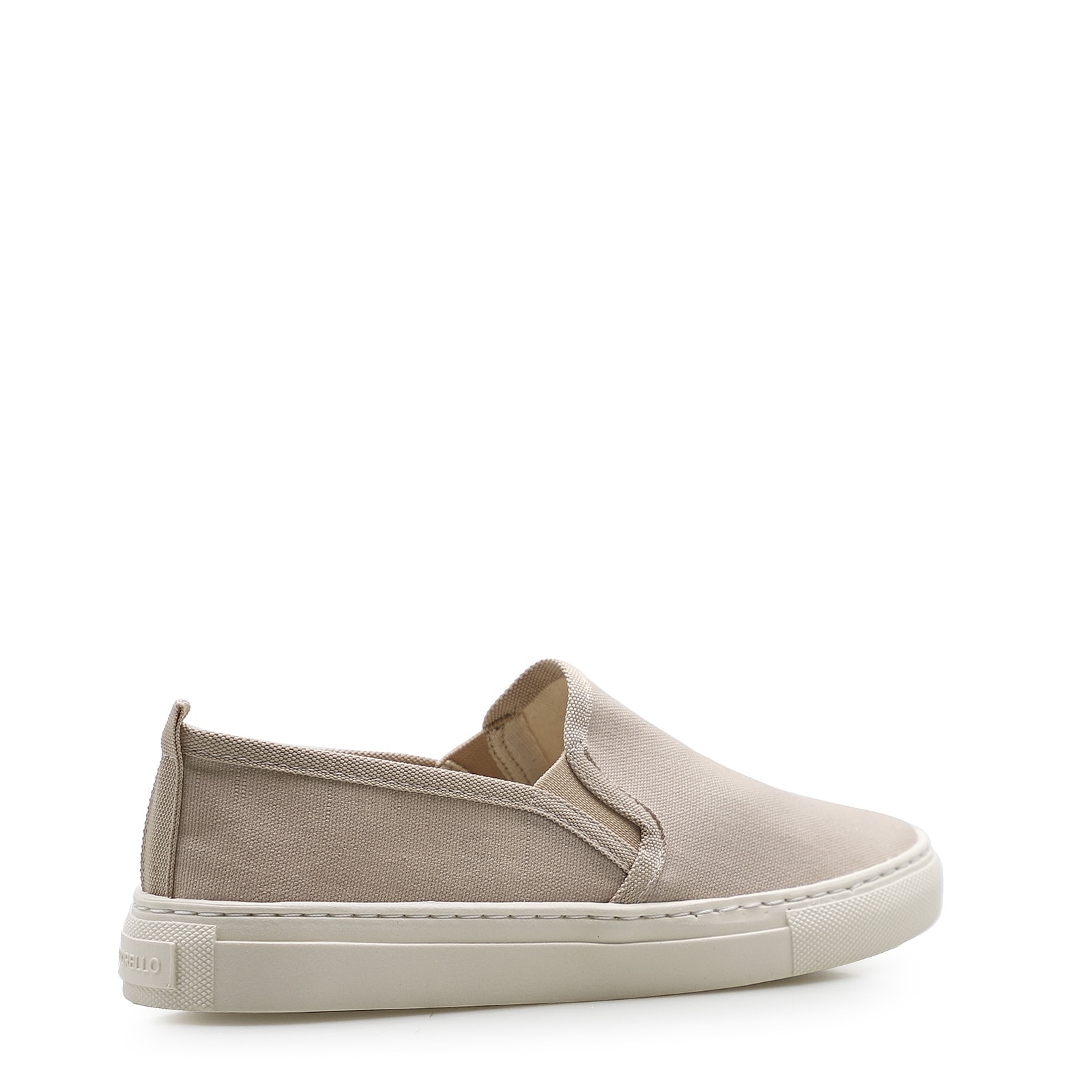 Slip On Feminino Lona Bege