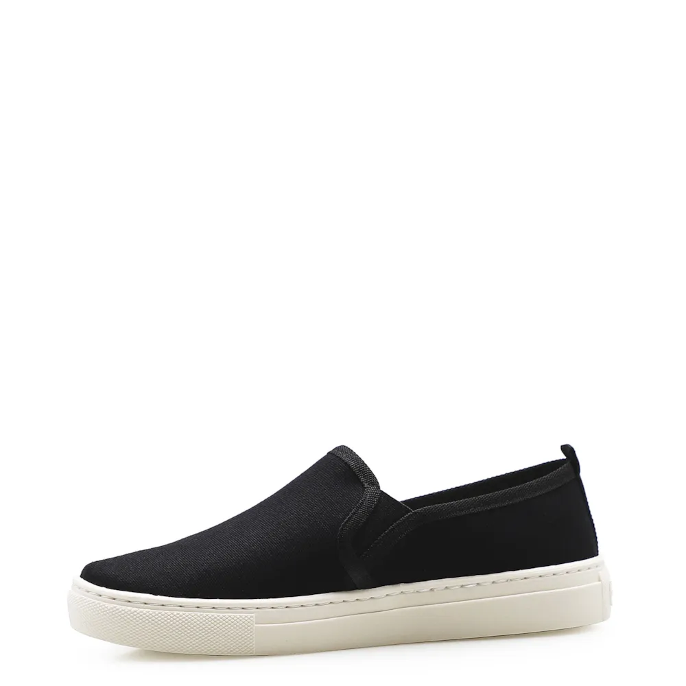Slip On Feminino Lona Preto - imagem 4