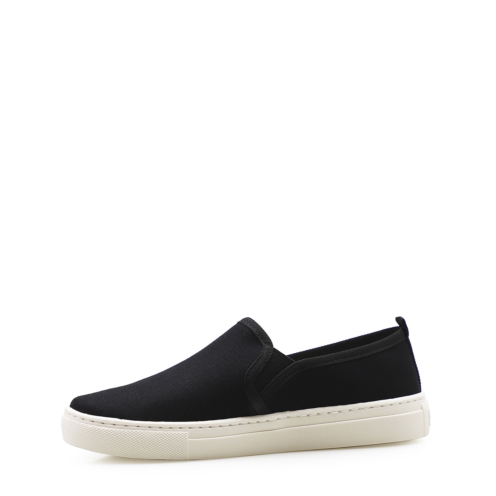Slip On Feminino Lona Preto