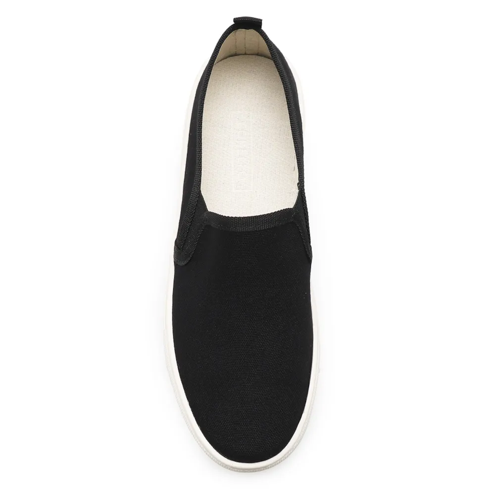 Slip On Feminino Lona Preto - imagem 5