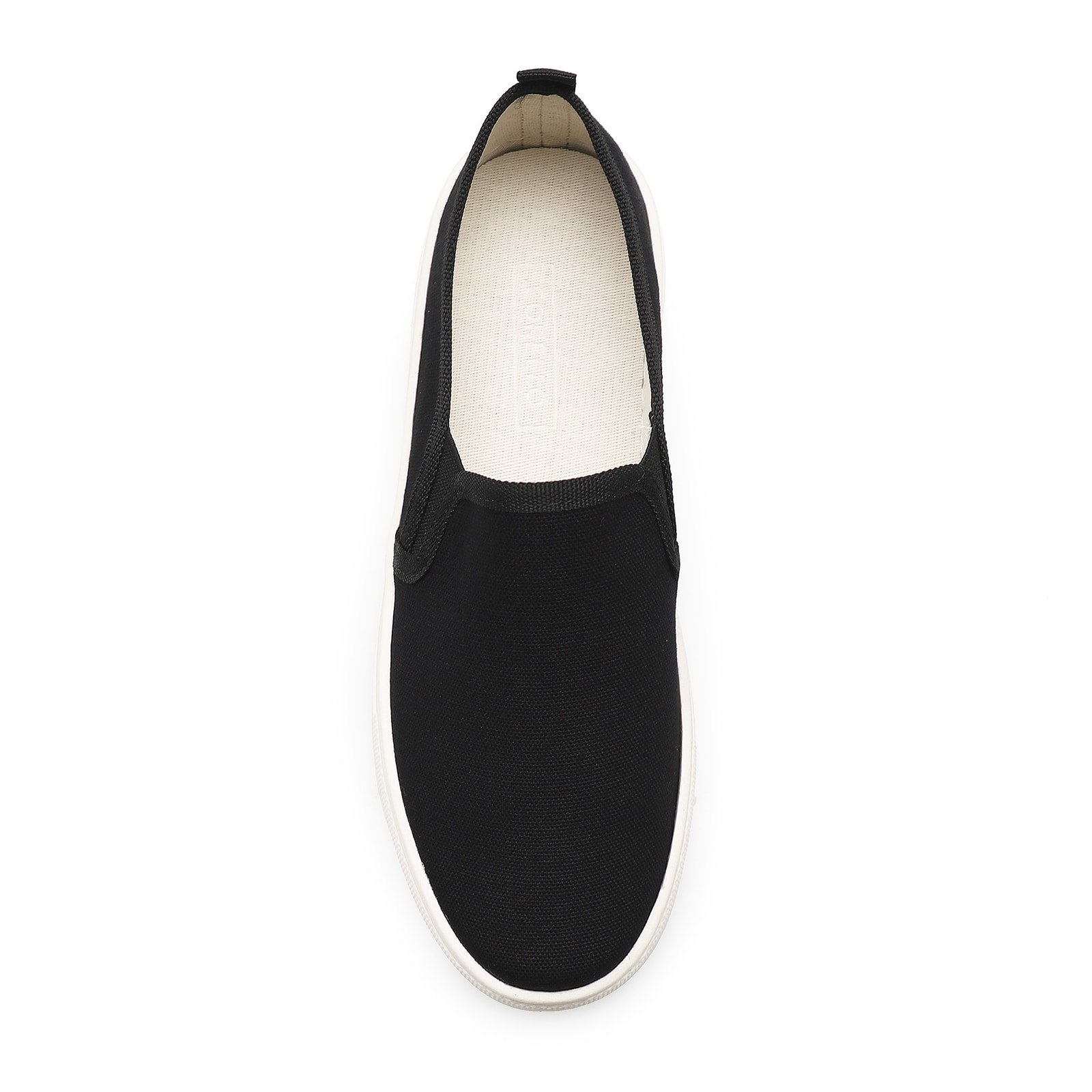 Slip On Feminino Lona Preto