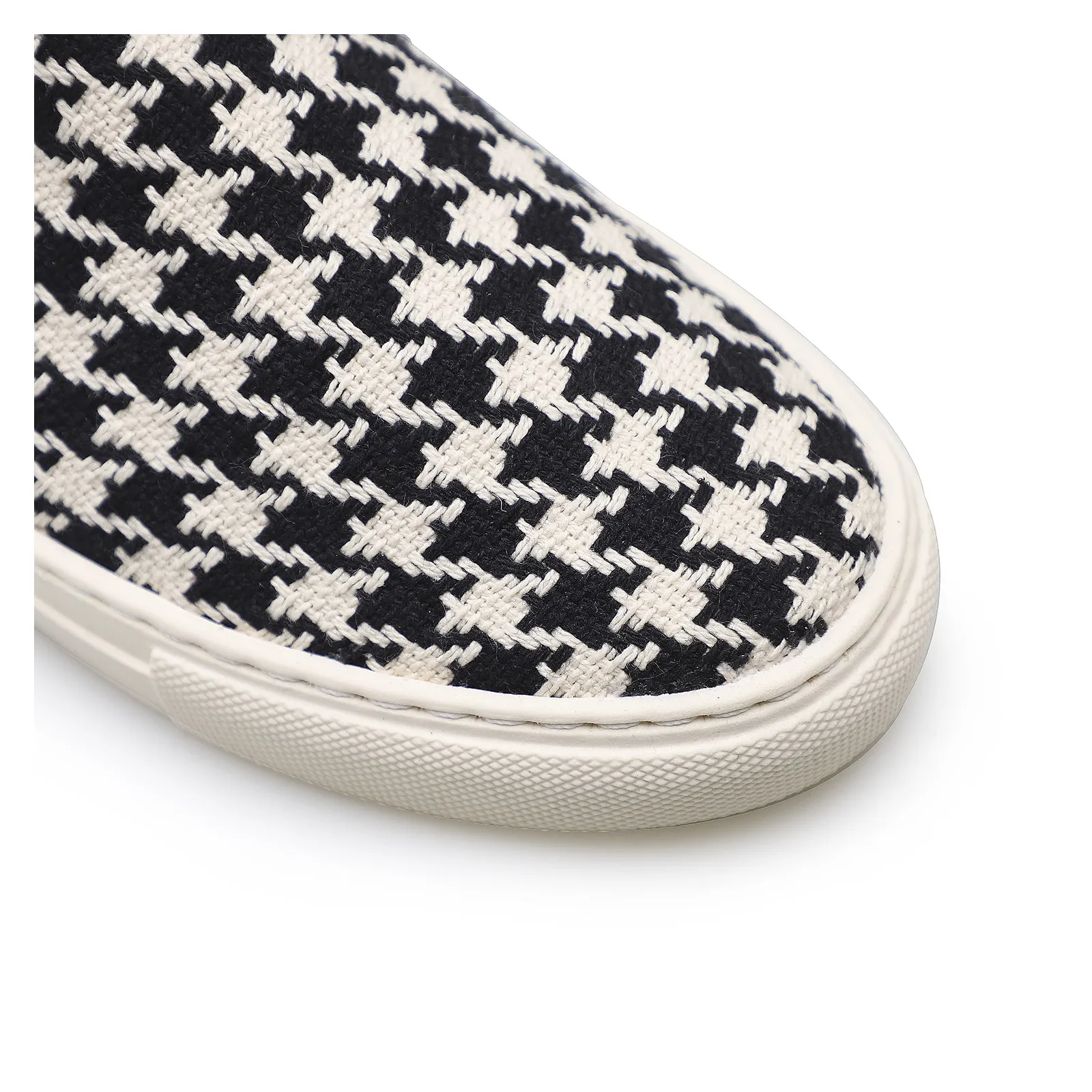 Slip On Feminino Tecido Tweed