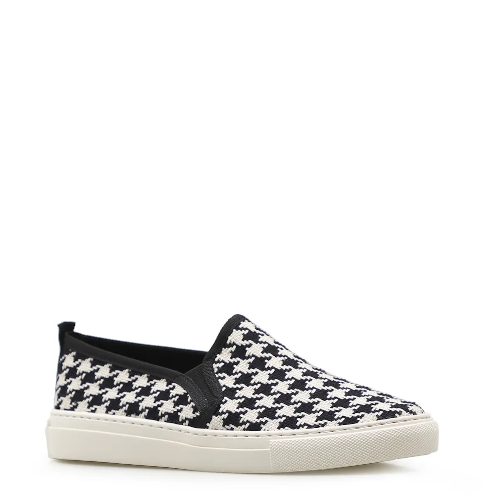 Slip On Feminino Tecido Tweed