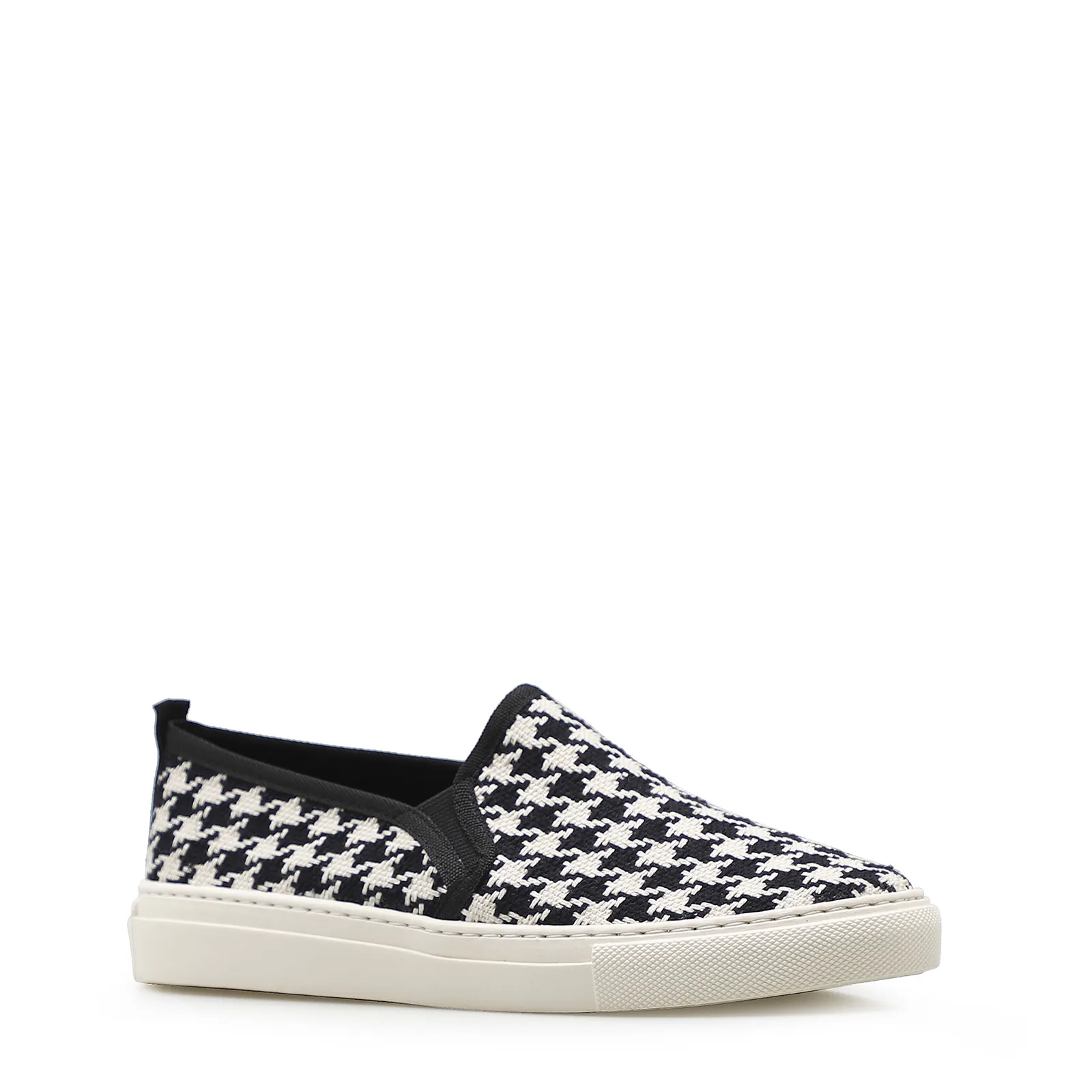 Slip On Feminino Tecido Tweed
