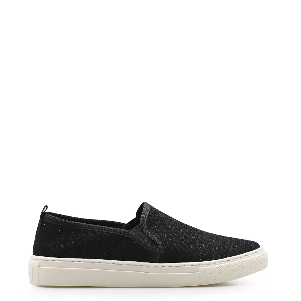 Slip On Feminino Tweed Preto - imagem 2