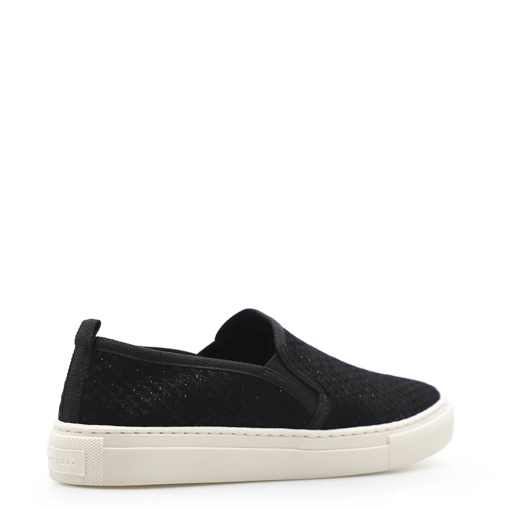 Slip On Feminino Tweed Preto - imagem 3