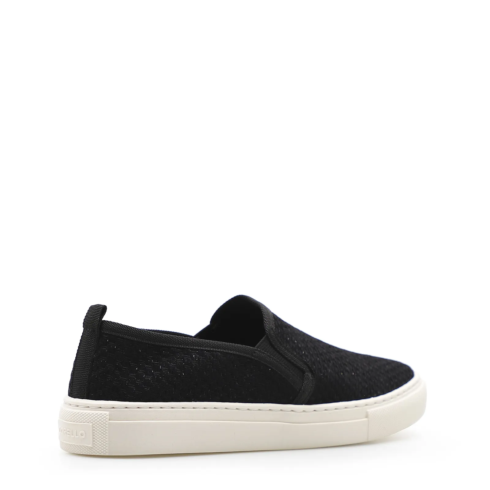 Slip On Feminino Tweed Preto