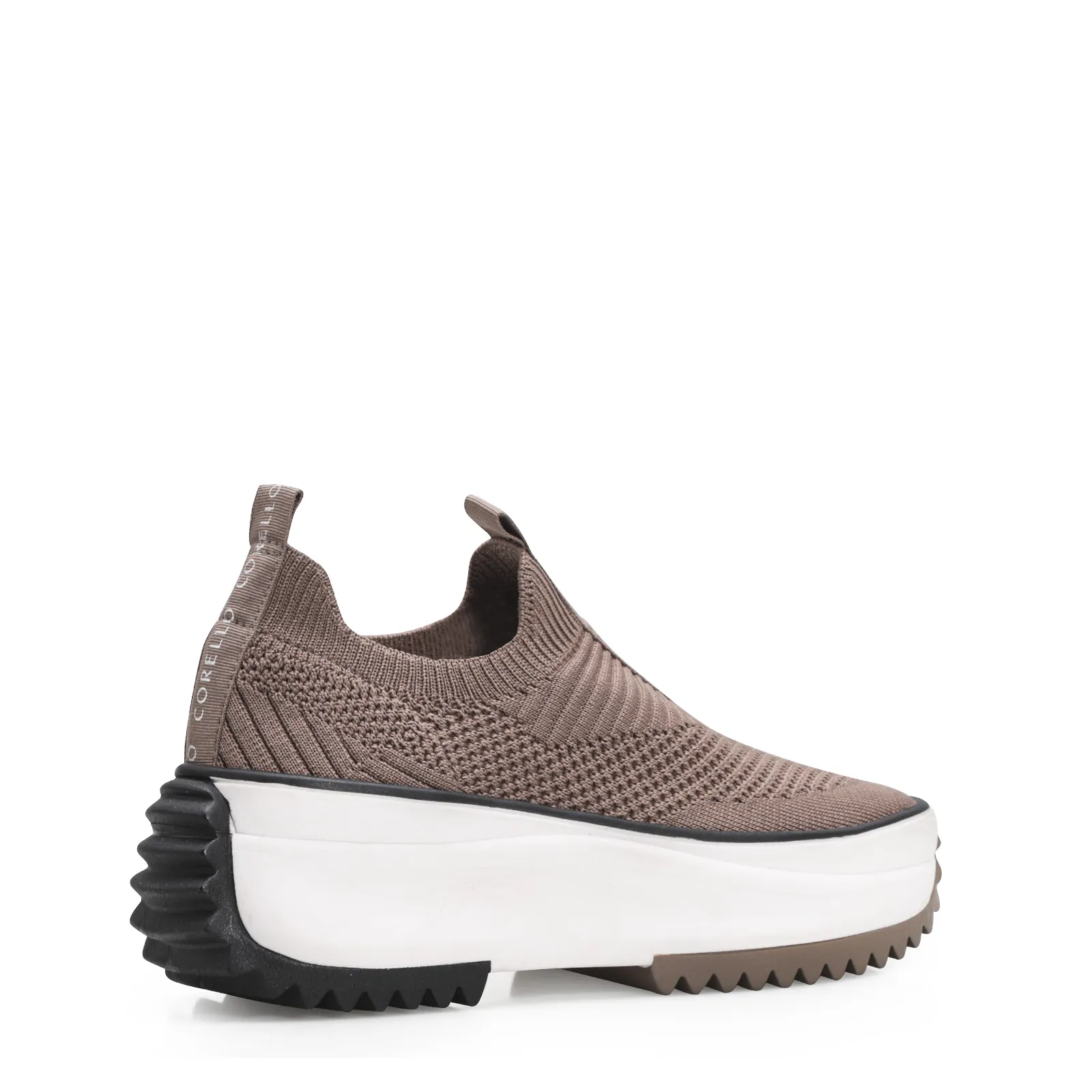 Slip On Flatform Bege
