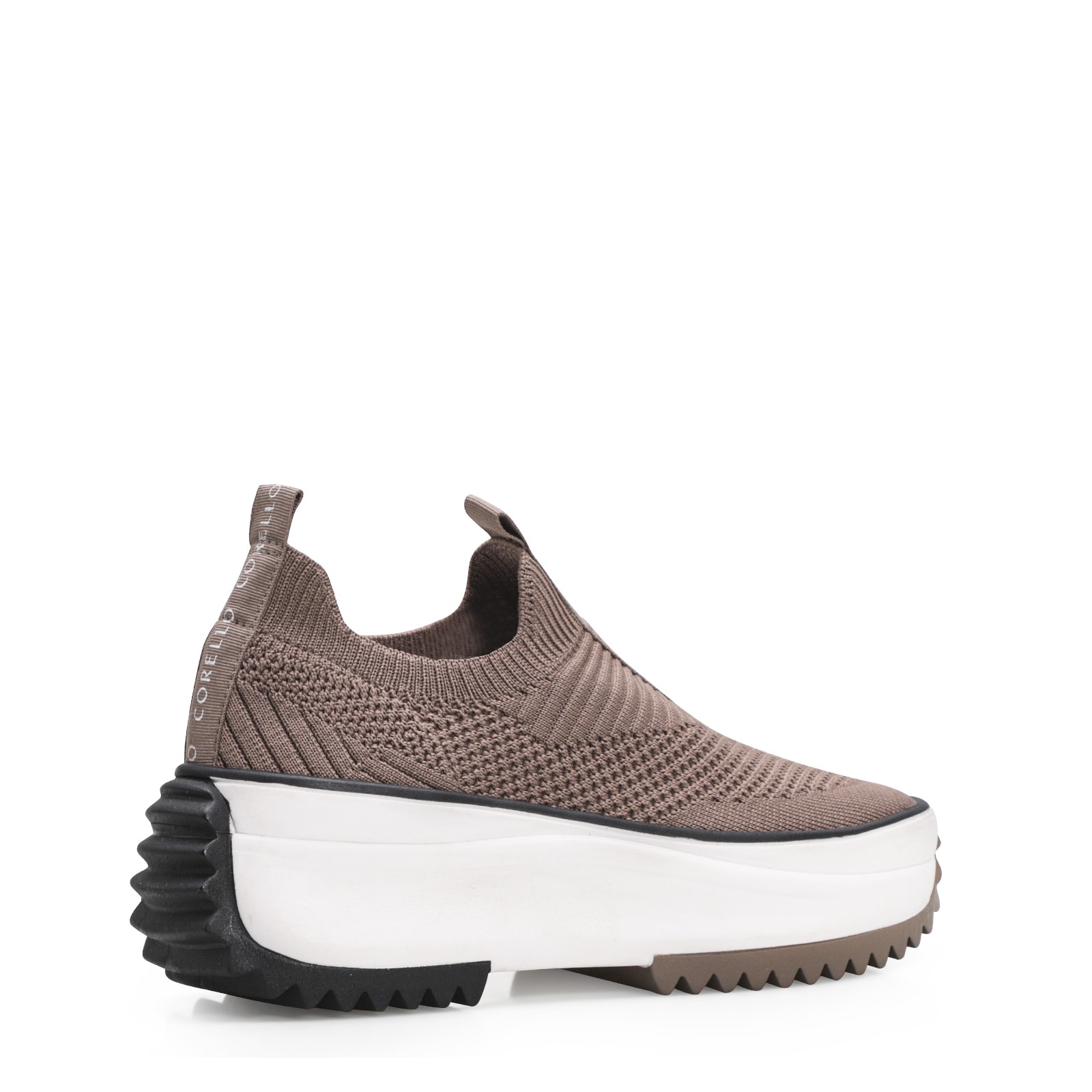 Slip On Flatform Bege