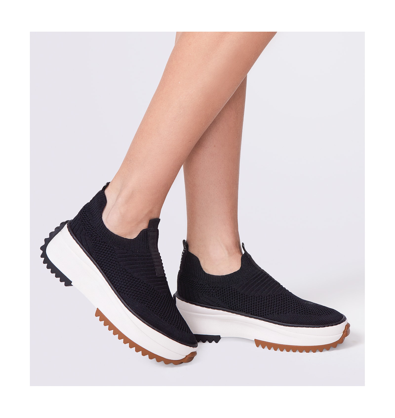 Slip On Flatform Preto