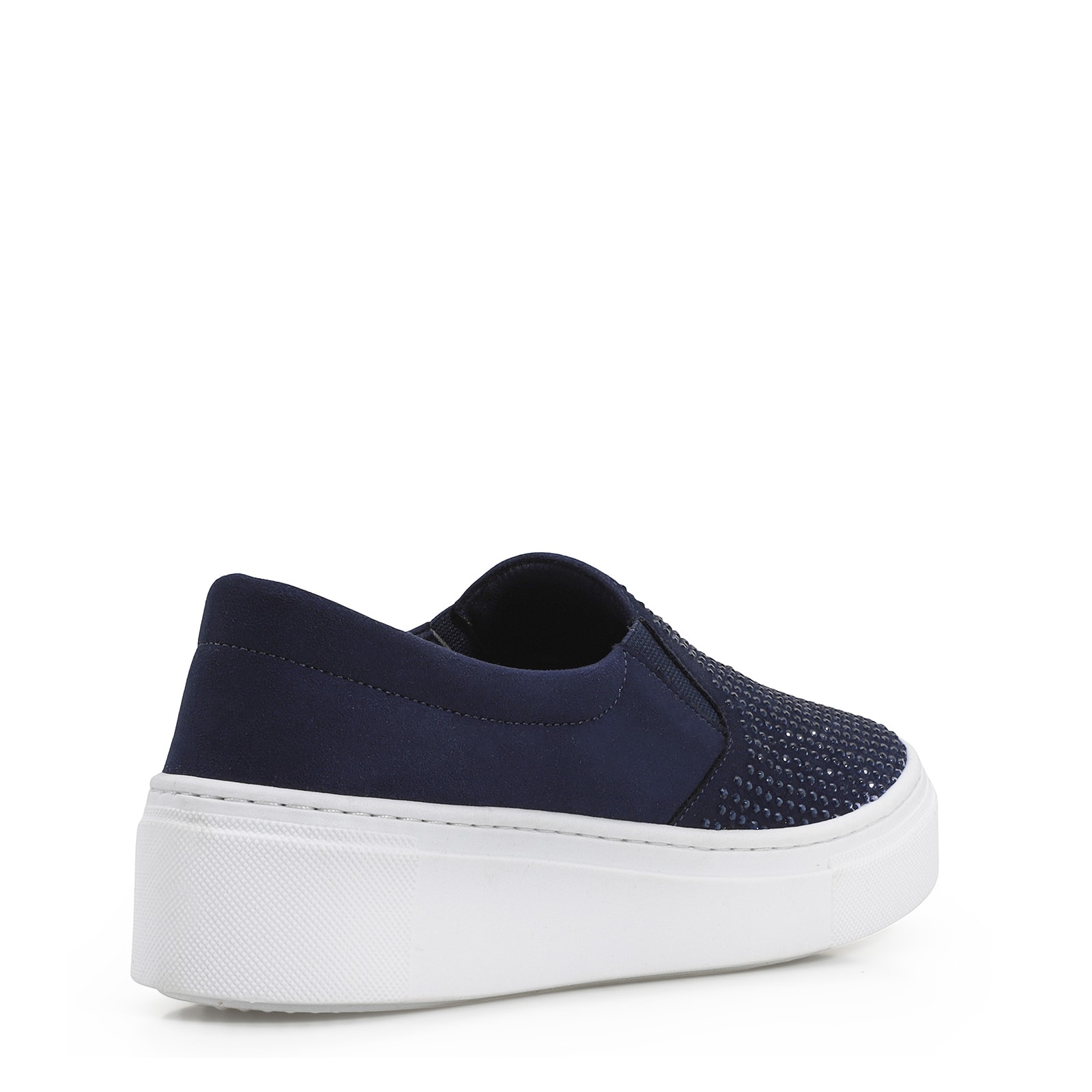 Slip On Hotfix Camurça Azul