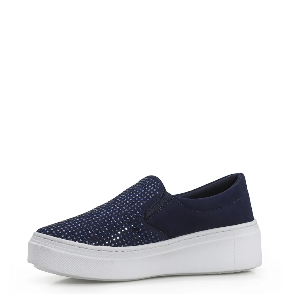 Slip On Hotfix Camurça Azul - imagem 5