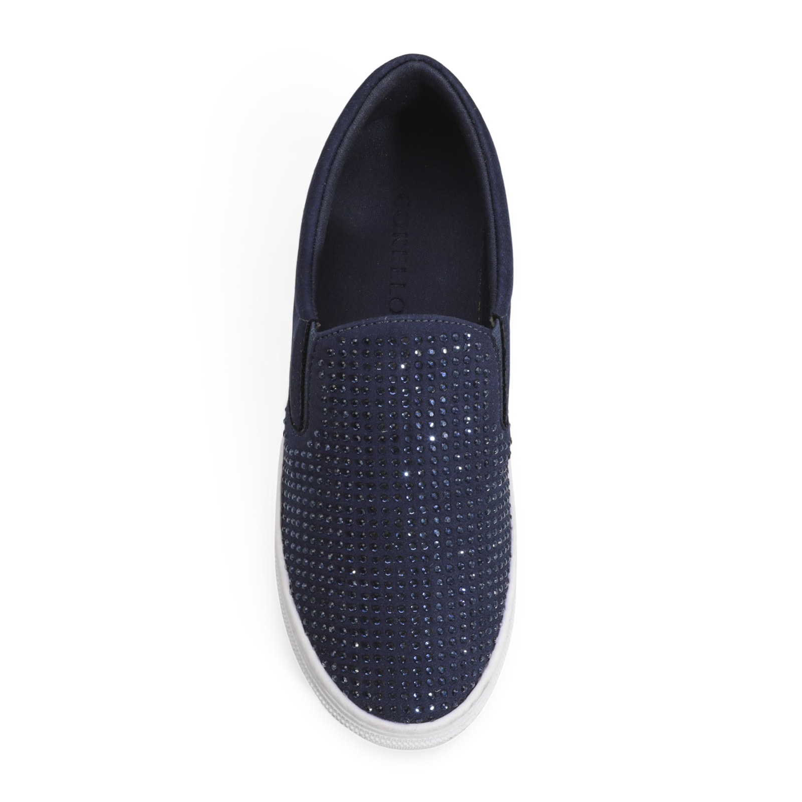 Slip On Hotfix Camurça Azul
