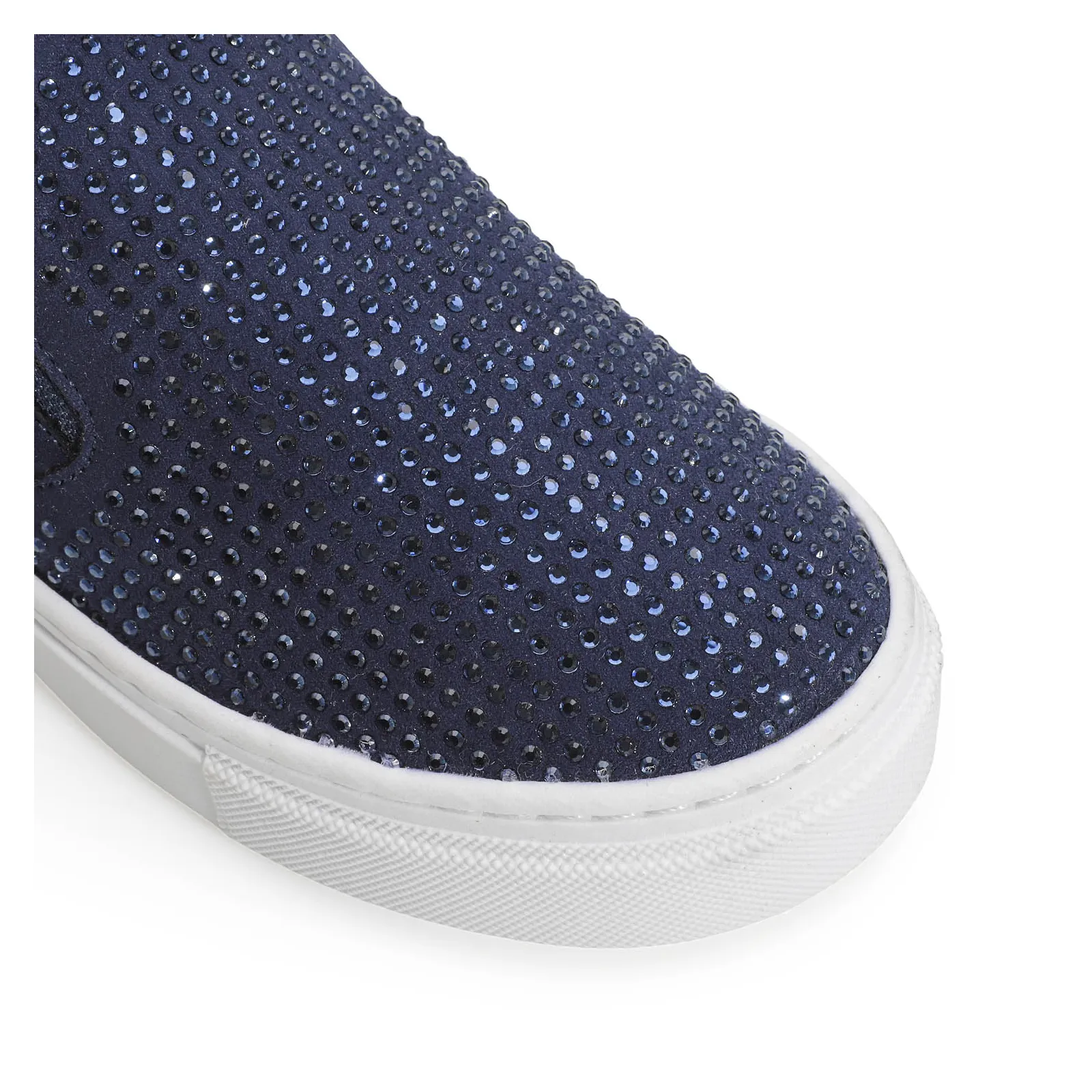 Slip On Hotfix Camurça Azul