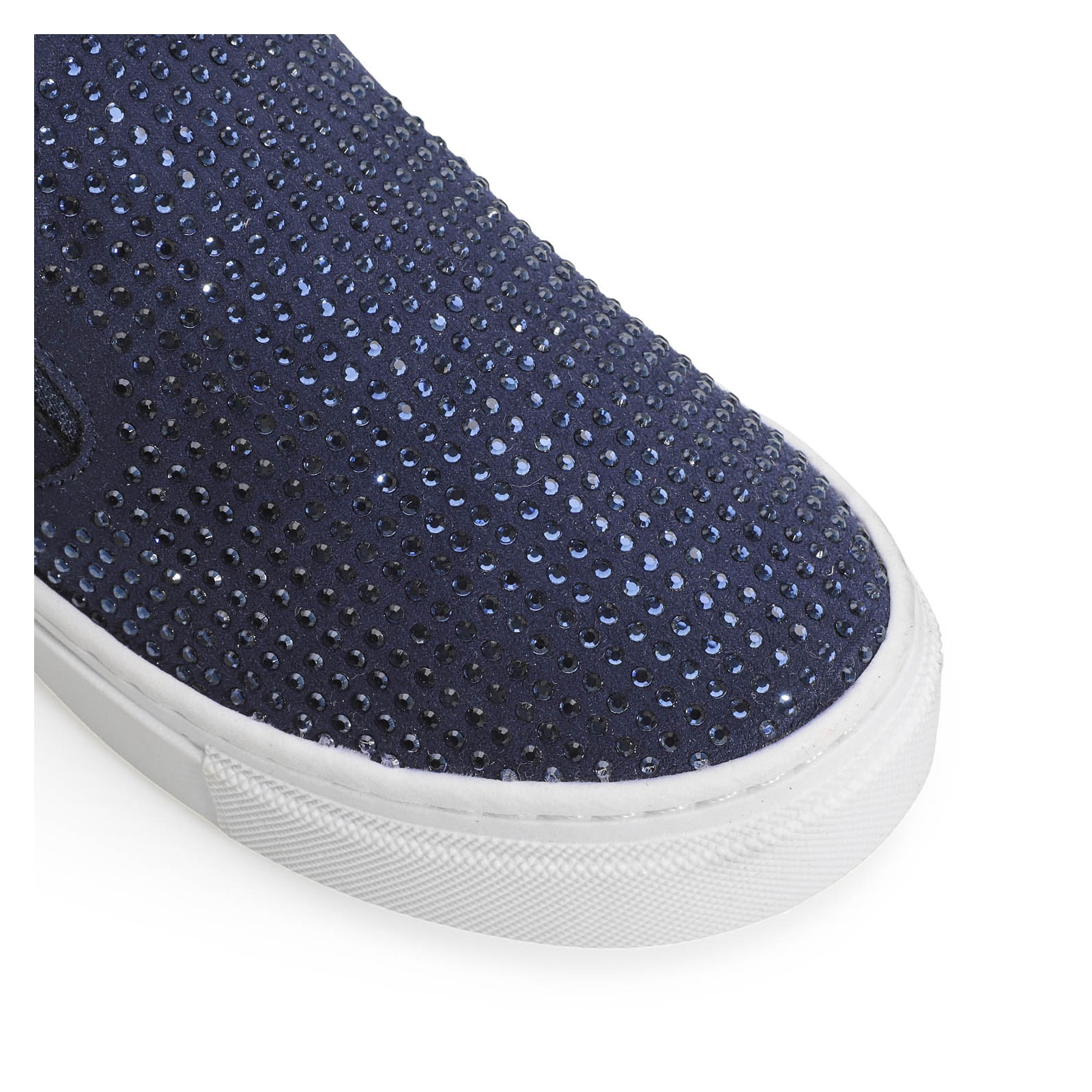 Slip On Hotfix Camurça Azul