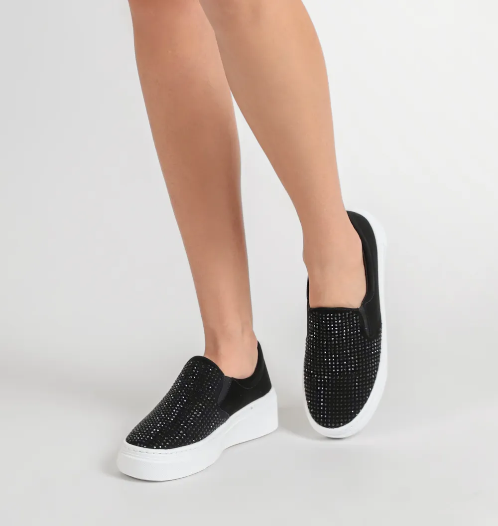 Slip On Hotfix Nobuck Preto - imagem 2