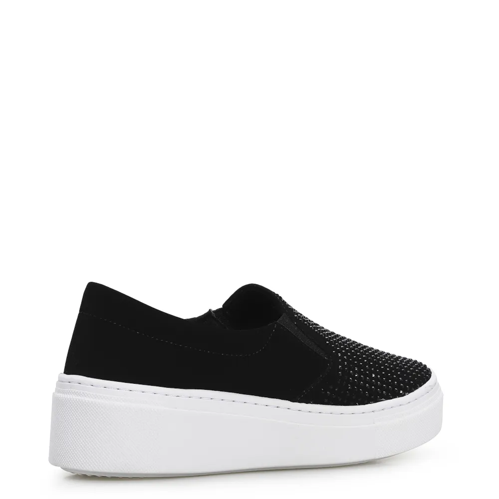 Slip On Hotfix Nobuck Preto - imagem 4