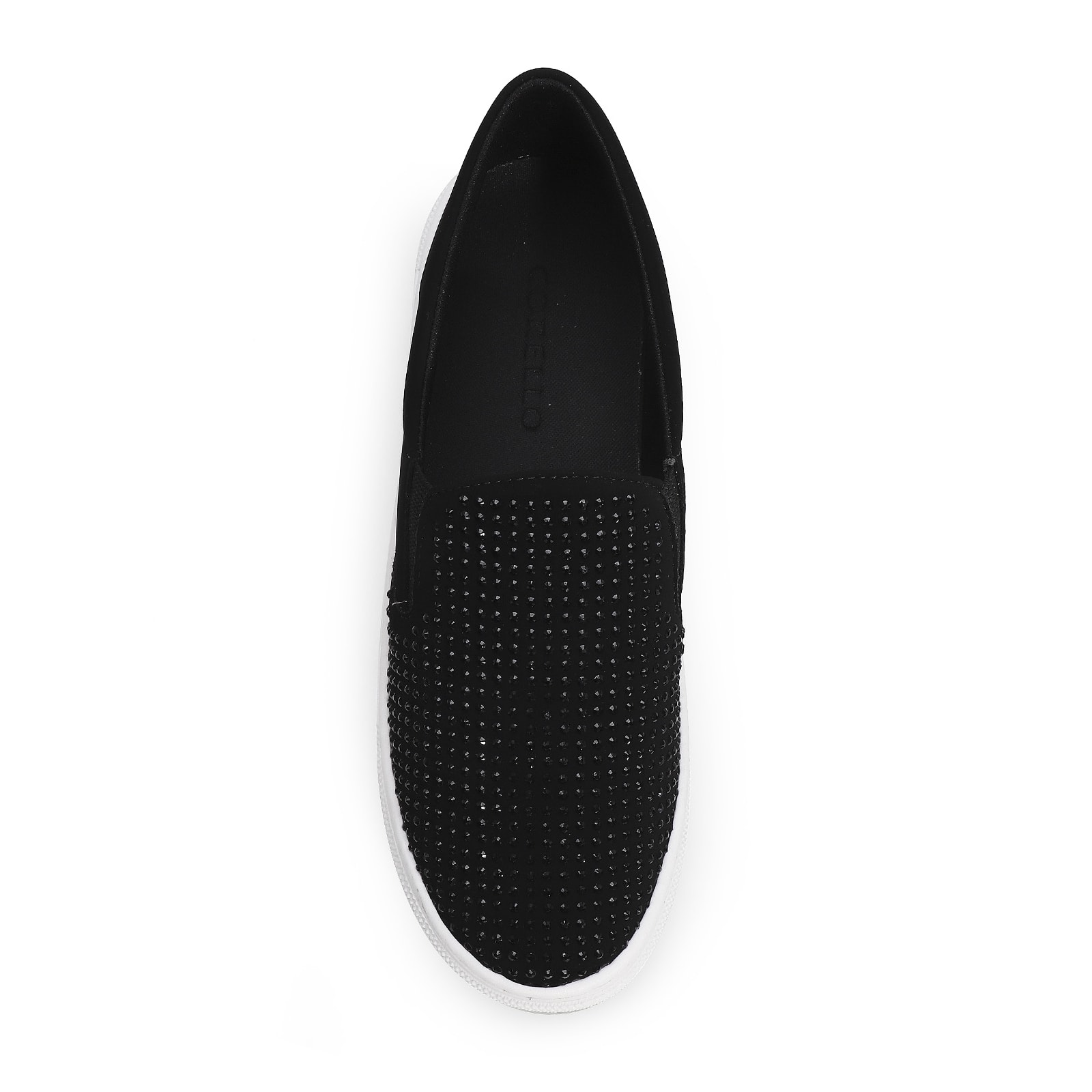 Slip On Hotfix Nobuck Preto