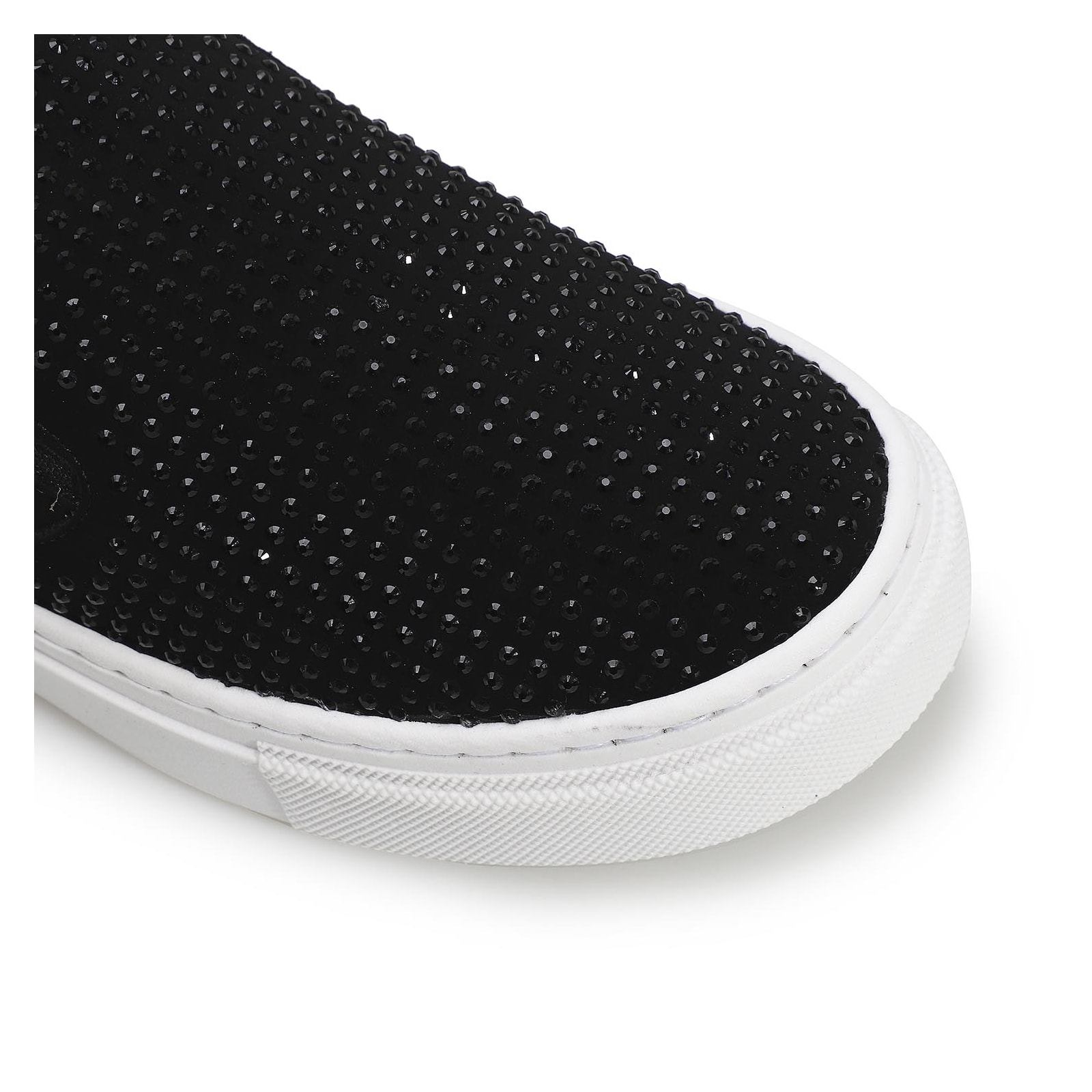 Slip On Hotfix Nobuck Preto