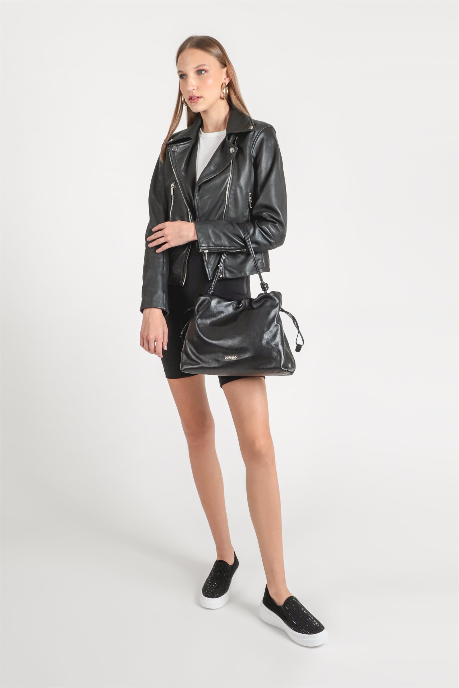 Slip On Hotfix Nobuck Preto