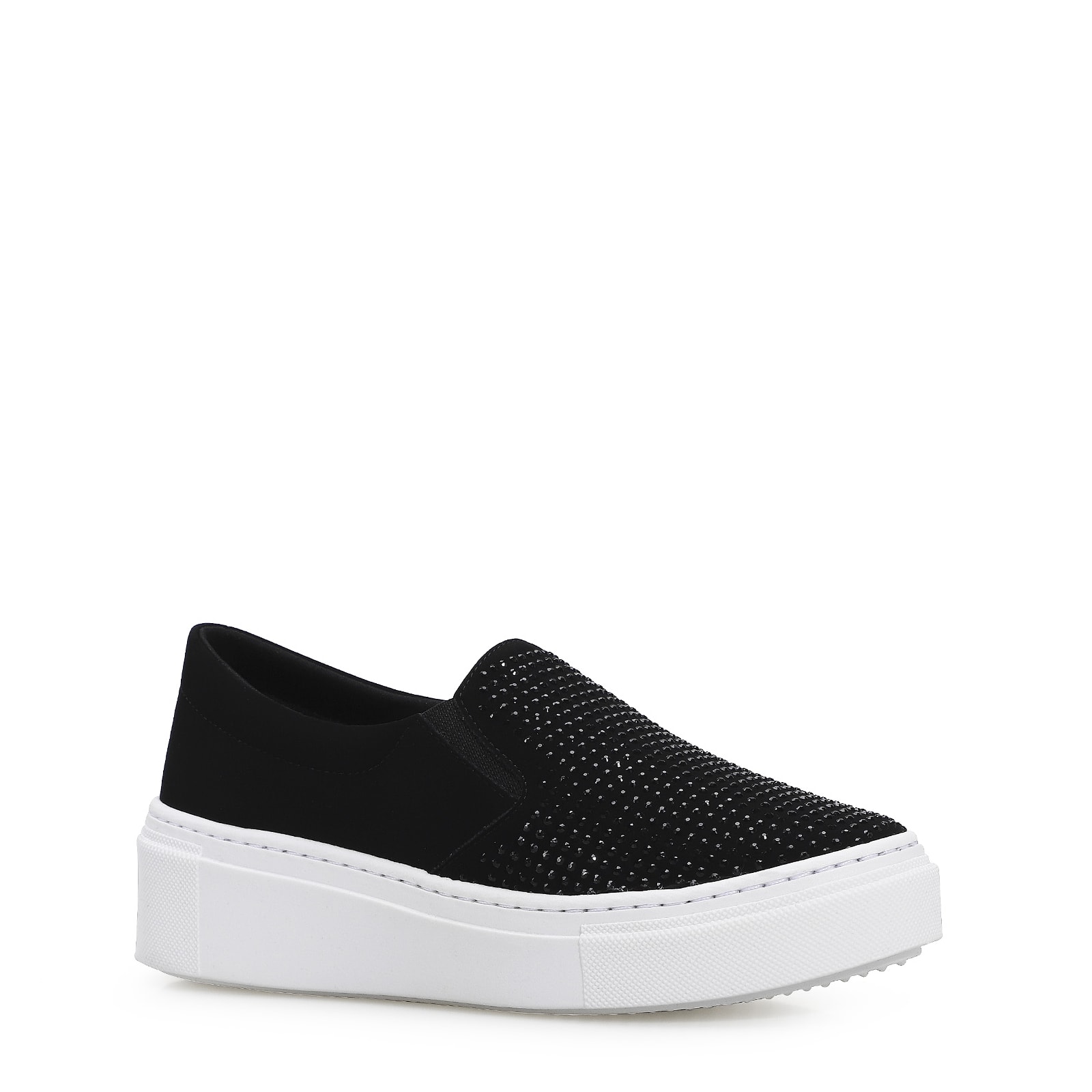 Slip On Hotfix Nobuck Preto